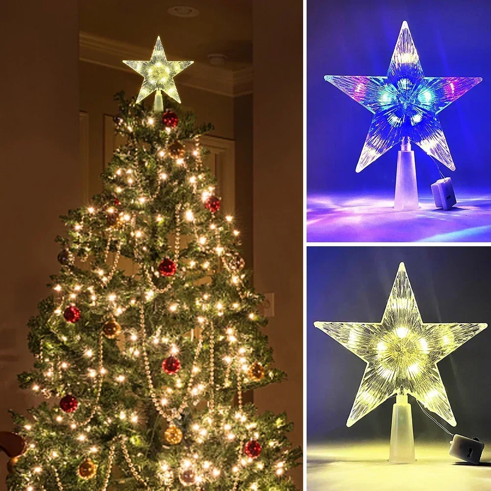 Star Tree Topper - LED 크리스마스 트리 장식품 토퍼 별