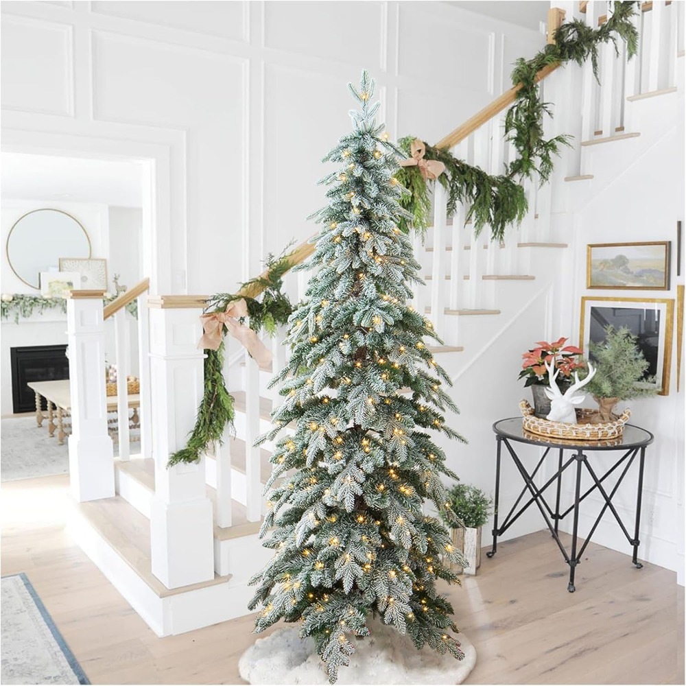 Christmas Tree Artificial - 7.5피트 프리라이트 크리스마스 트리, 350개의 따뜻한