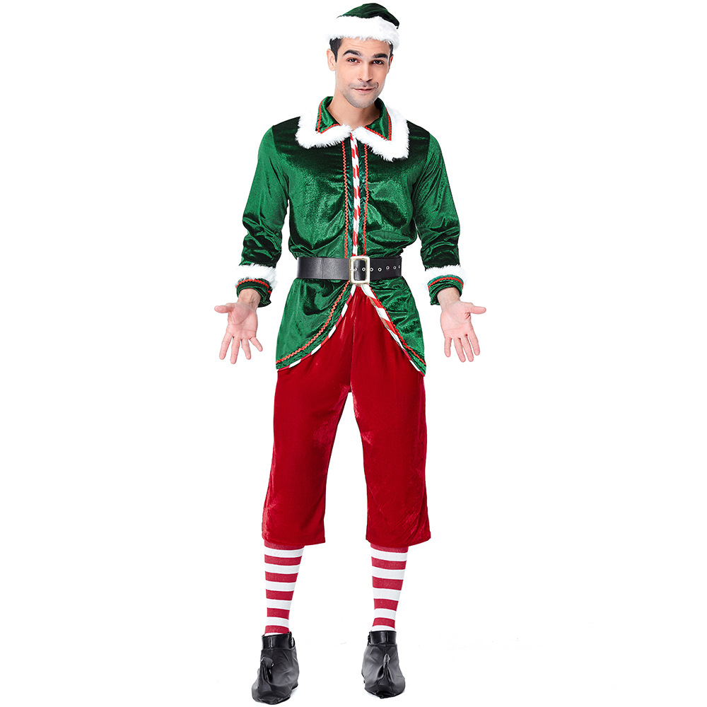 Elf Costume Christmas - 산타클로스 의상 여성 남성 크리스마스 엘프