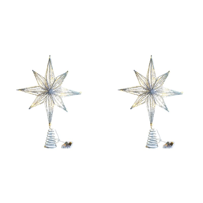 Star Tree Topper - ABXF-2X 크리스마스 트리 토퍼 스타 LED
