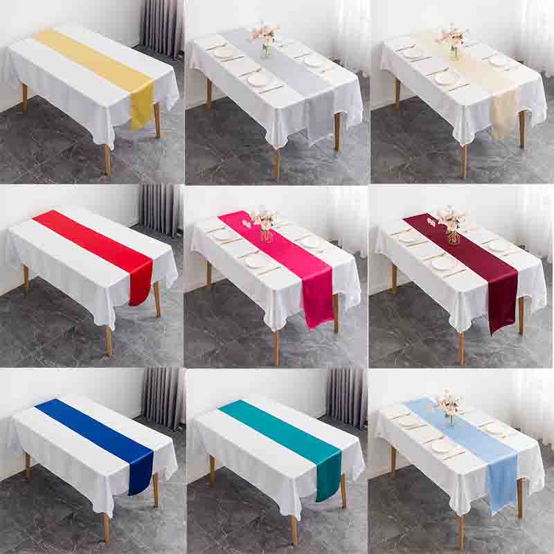 Christmas Table Runner - 결혼식 연회 테이블 장식을위한 12x108 인치
