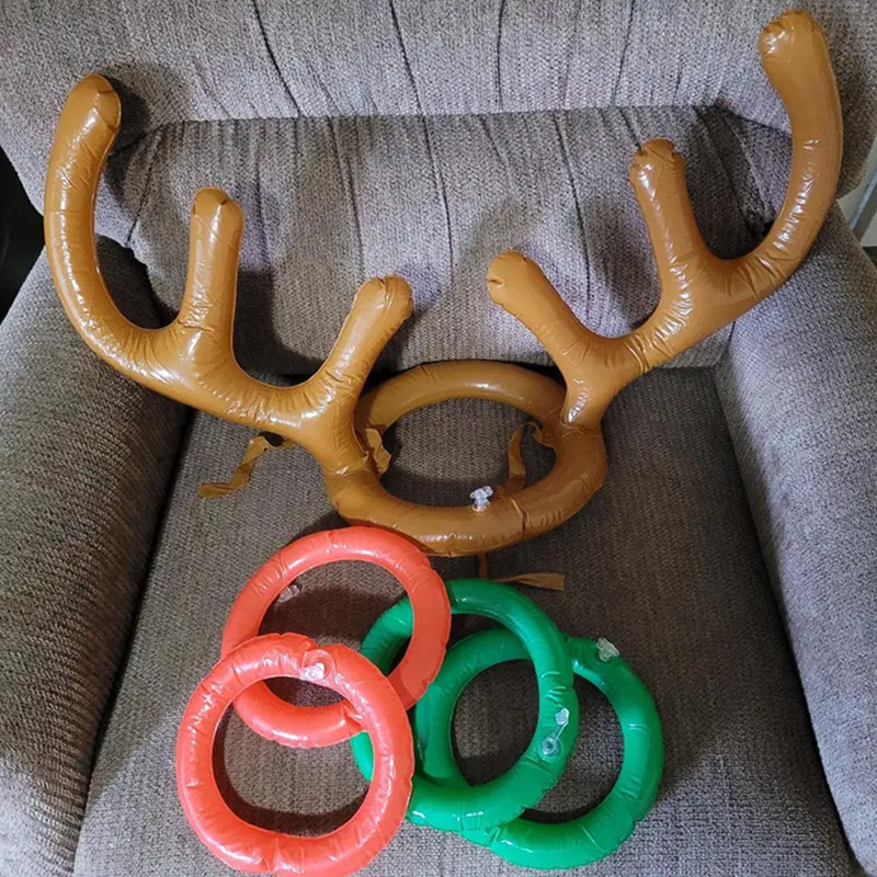 Reindeer Antlers Headband - 1/3/5set 크리스마스 게임 풍선 순록 뿔