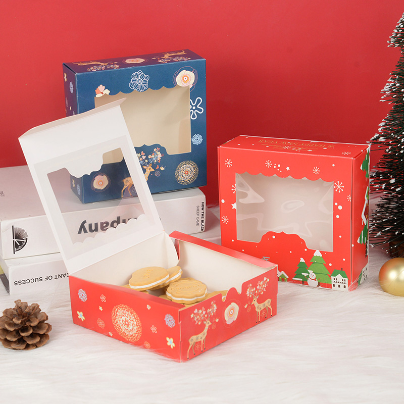 창문형 크리스마스 쿠키 상자, 사탕 초콜릿 비스킷 포장 - Advent Calendar Gift 리뷰 및 가격