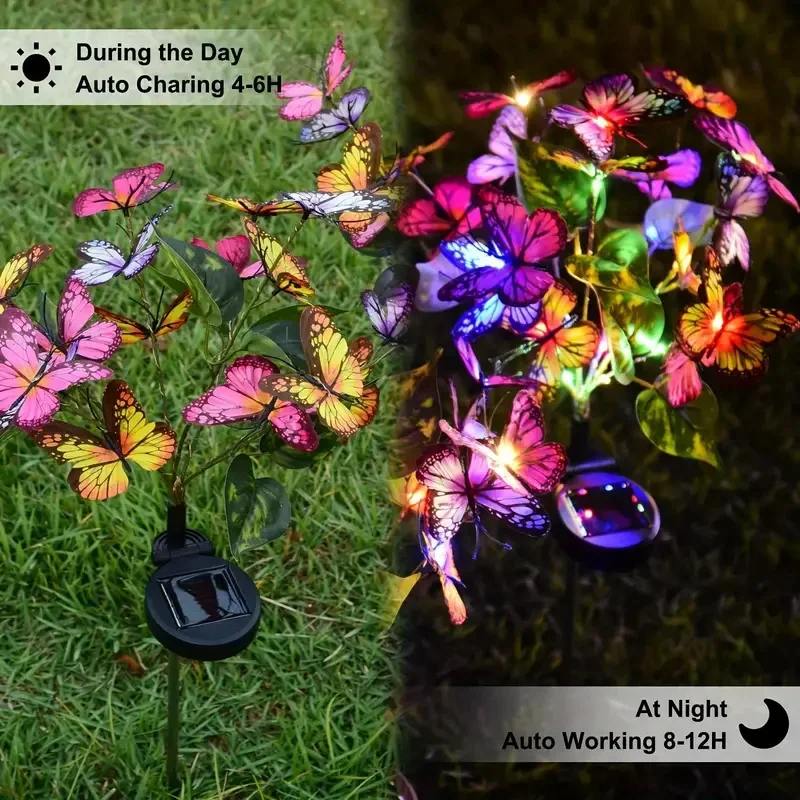 태양 LED 나비 정원 조명 마당 파티오 축제 크리스마 - Christmas Lights Outdoor 리뷰 및 가격