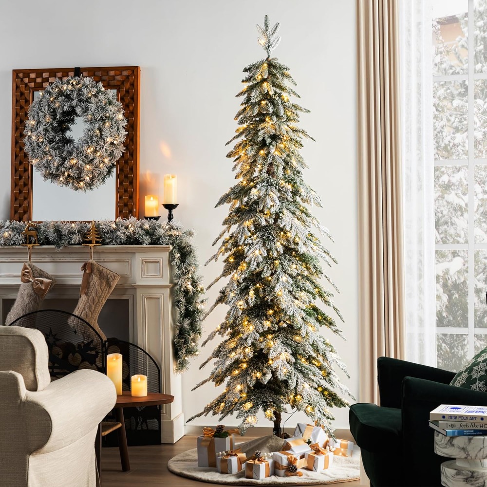 7.5피트 프리라이트 크리스마스 트리, 350개의 따뜻 - Christmas Tree Artificial 리뷰 및 가격