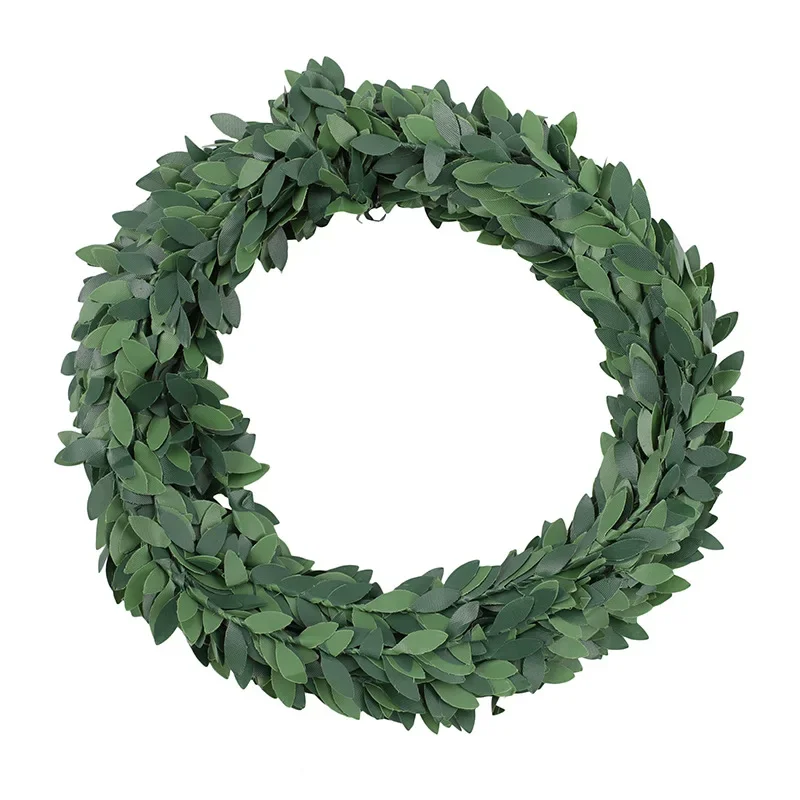 7 미터 철 와이어 녹색 잎 포도 나무 결혼식 장식 꽃 - Christmas Wreath Fake 리뷰 및 가격