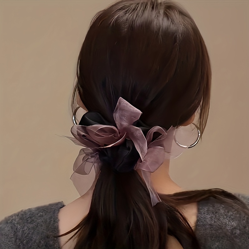 오간자 직조 리본 새틴 머리끈, 새로운 가을/겨울 번  - Ribbon Bow Gift 리뷰 및 가격