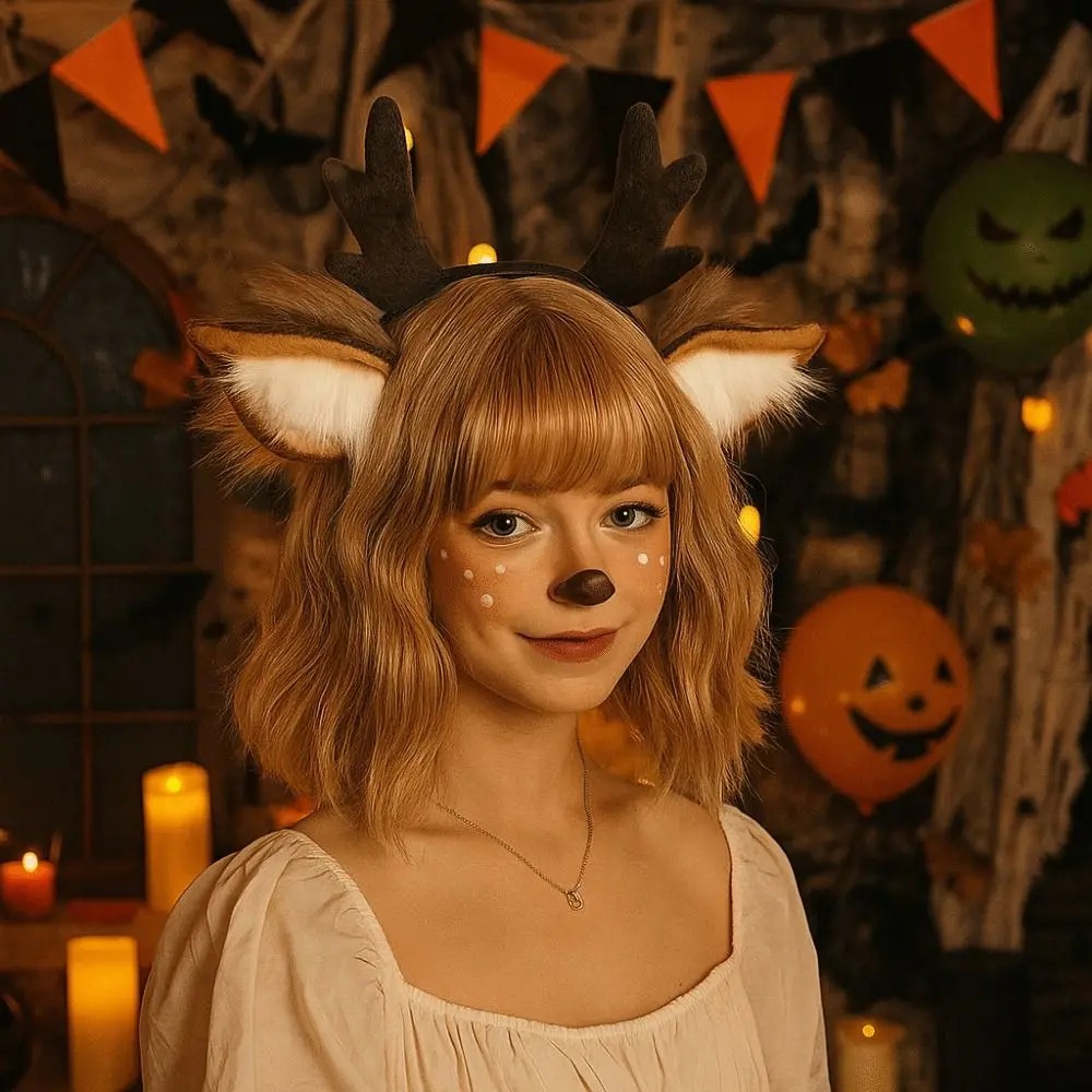 푹신한 사슴 귀 루돌프 뿔 머리띠 귀여운 플러시 크리스 - Reindeer Antlers Headband 리뷰 및 가격