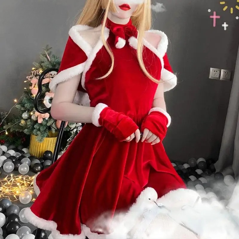 크리스마스 코스프레 의상 드레스 액세서리 정장 레드 새 - Elf Costume Christmas 리뷰 및 가격