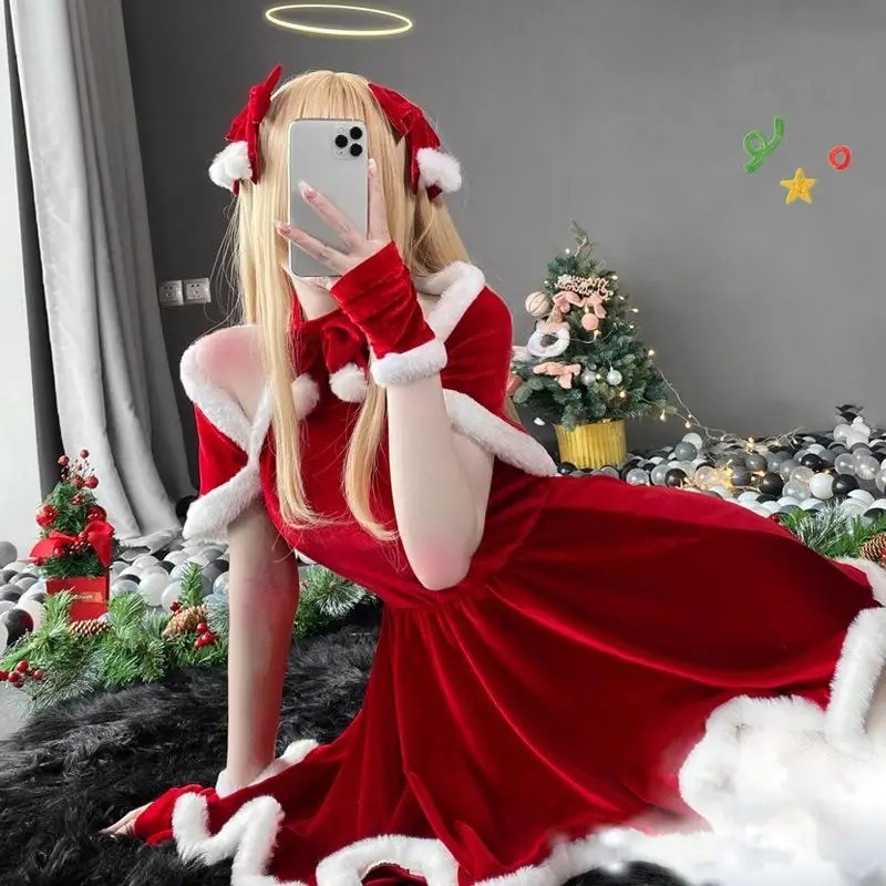 크리스마스 코스프레 의상 드레스 액세서리 정장 레드 새 - Elf Costume Christmas 리뷰 및 가격