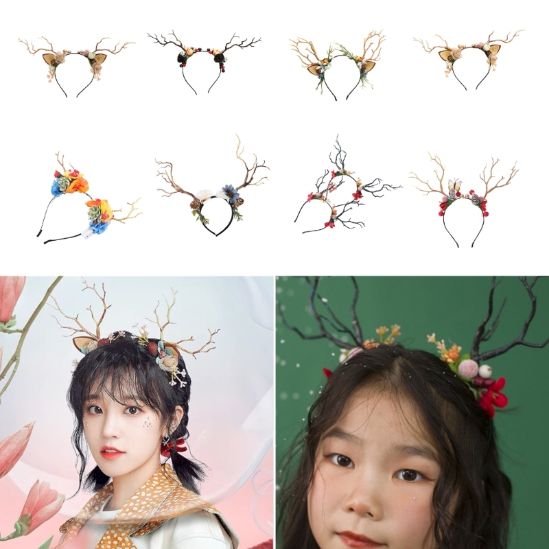 지점 순록 뿔 모양 머리 고리 성인 라이브 방송 크리스 - Reindeer Antlers Headband 리뷰 및 가격