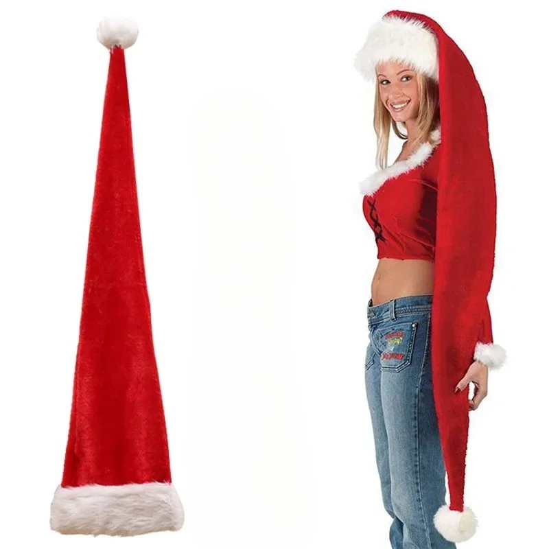 부드러운 플러시 소재의 특대형 성인용 산타 모자 유니섹 - Santa Hat Plush 리뷰 및 가격