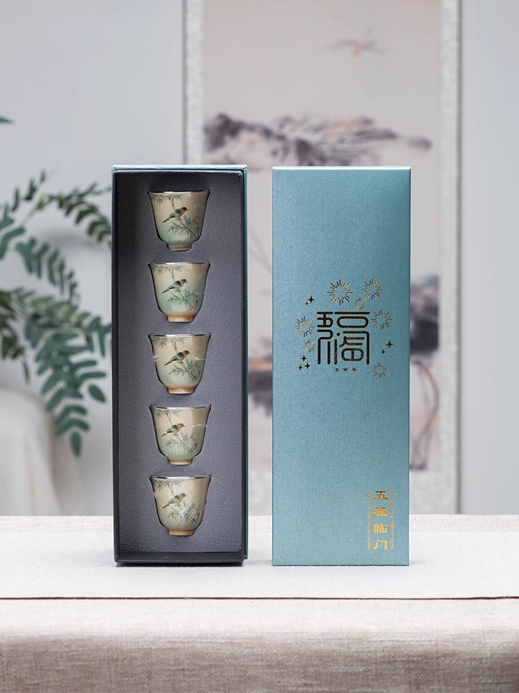 수제 은도금 도자기 컵 세트 5종 순은 99.9% 비둘 - Gift Box Wrap Set 리뷰 및 가격