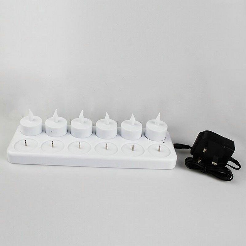 12개 세트 충전식 LED 캔들 무불꽃 정전기 방지 티 - Holiday Candle Set 리뷰 및 가격