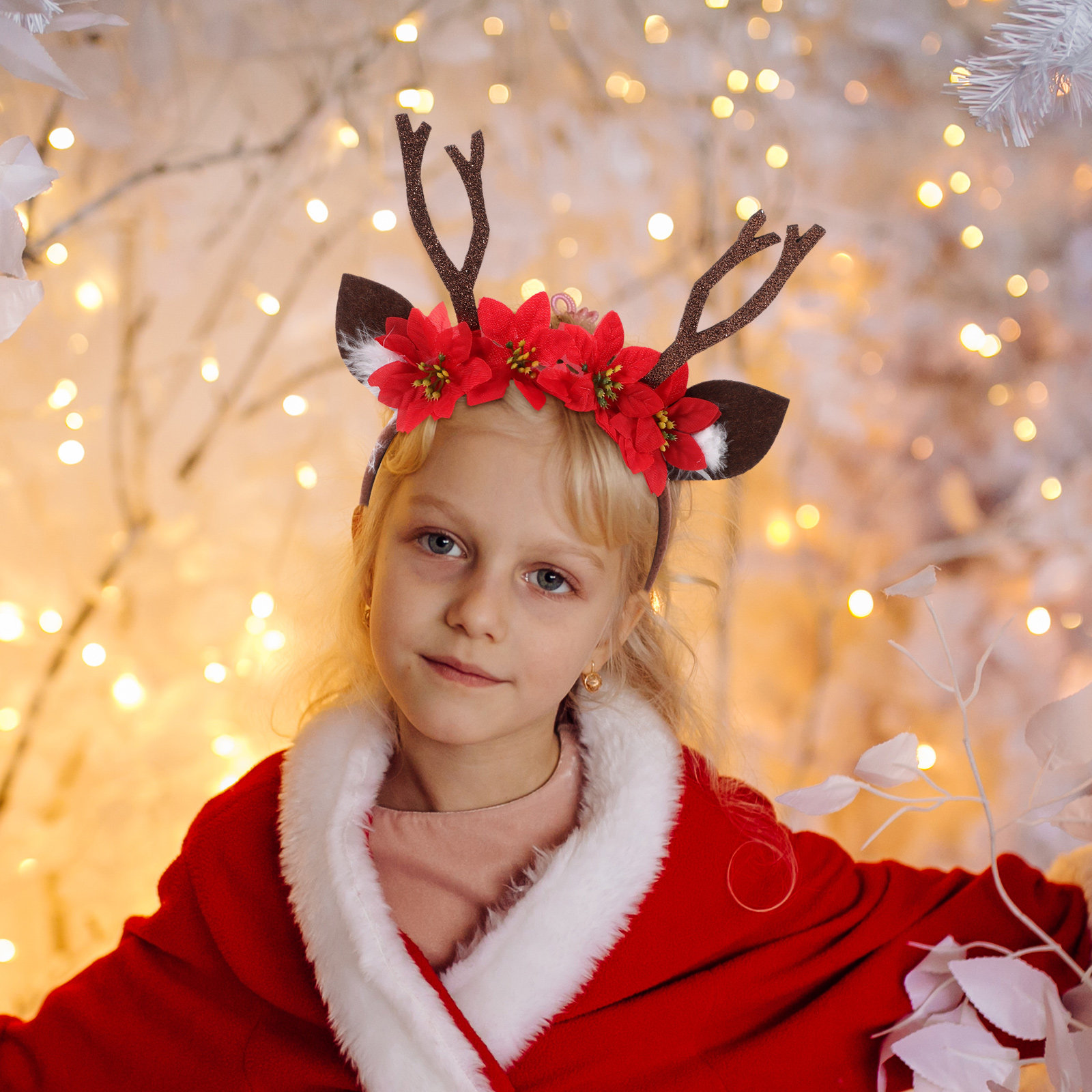 순록 뿔 크리스마스 헤어밴드 사슴 귀 코스튬 휴일 파티 - Reindeer Antlers Headband 리뷰 및 가격