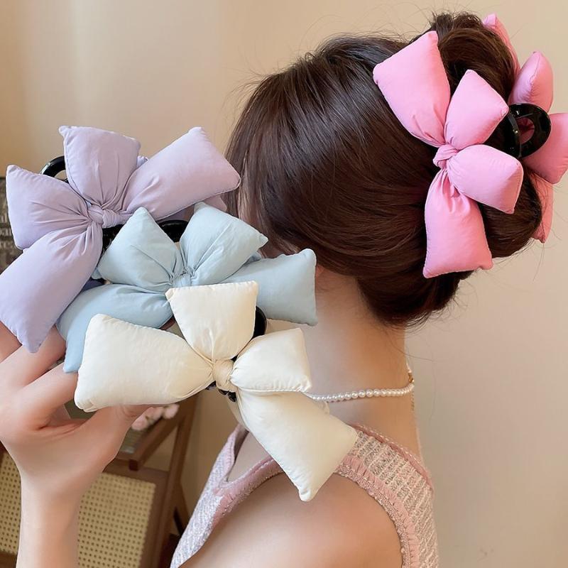 여성용 3D 리본 공주 머리핀 귀엽고 달콤한 스타일 뒷 - Ribbon Bow Gift 리뷰 및 가격