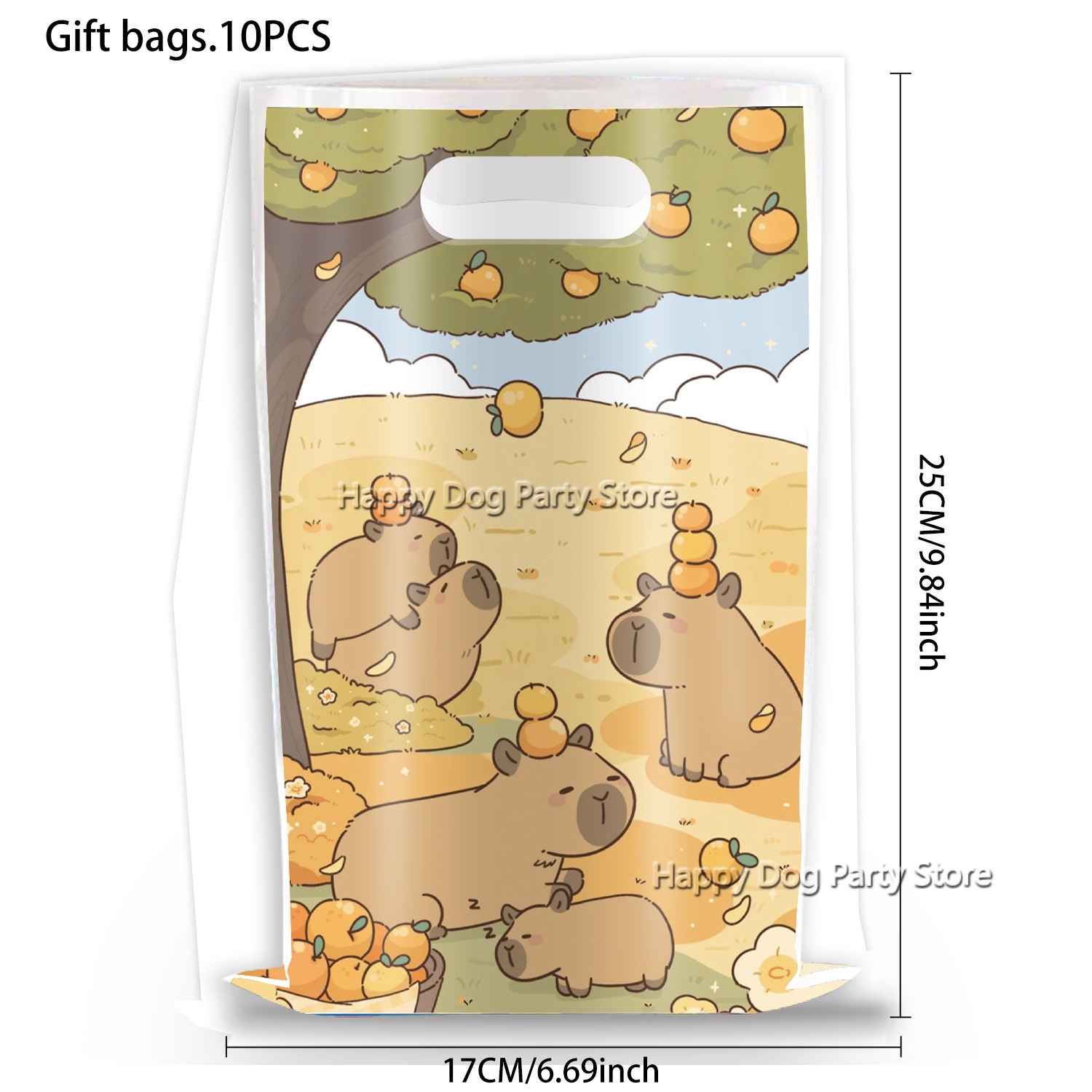 만화 Capybara 파티 용품 동물 Capybara  - Gift Box Wrap Set 리뷰 및 가격