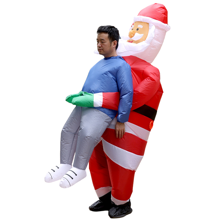 크리스마스 재미있는 풍선 의상 진저브레드맨 산타클로스  - Elf Costume Christmas 리뷰 및 가격