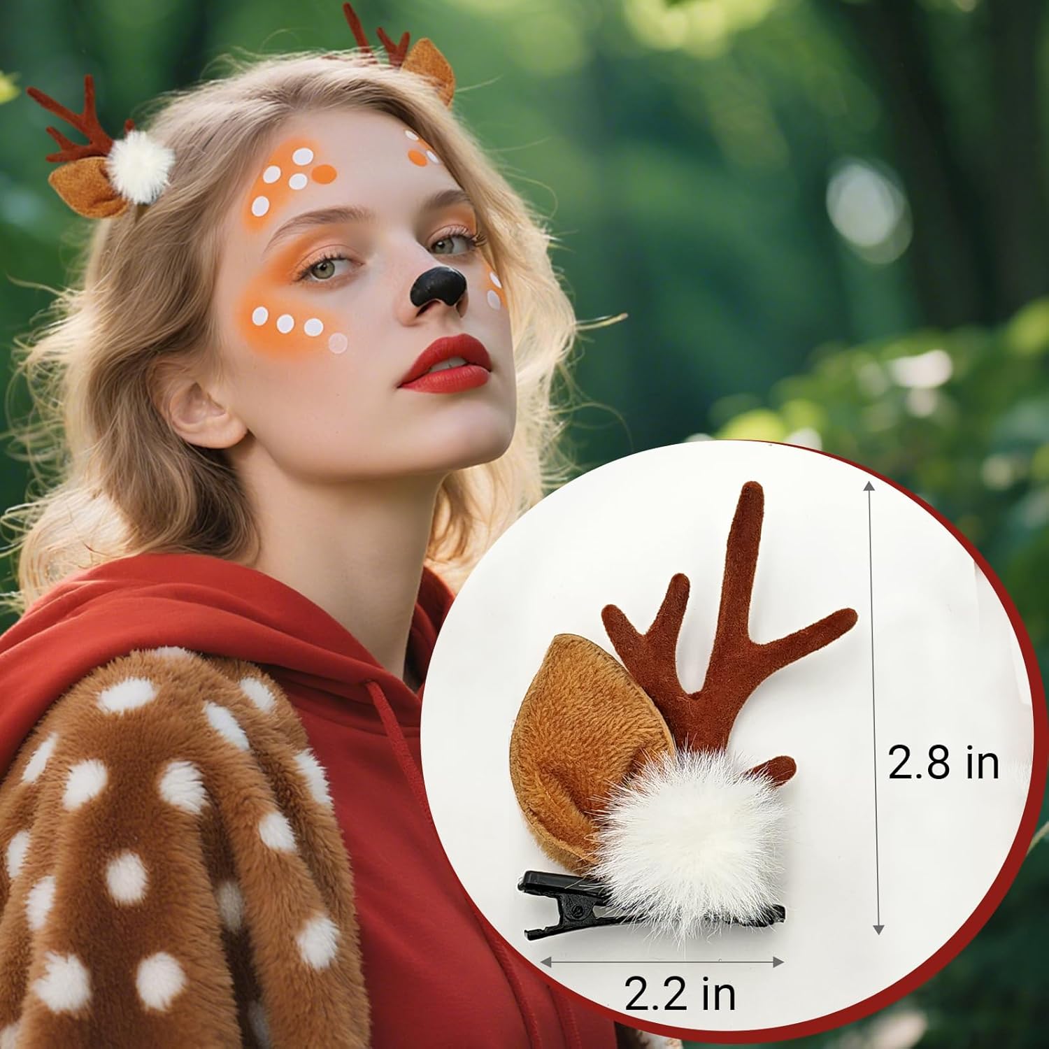 1/2쌍 작은 사슴 귀 머리띠 순록 뿔 머리띠 크리스마 - Reindeer Antlers Headband 리뷰 및 가격